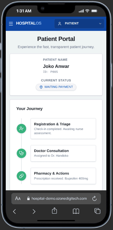 Hospital OS nurse station mobile