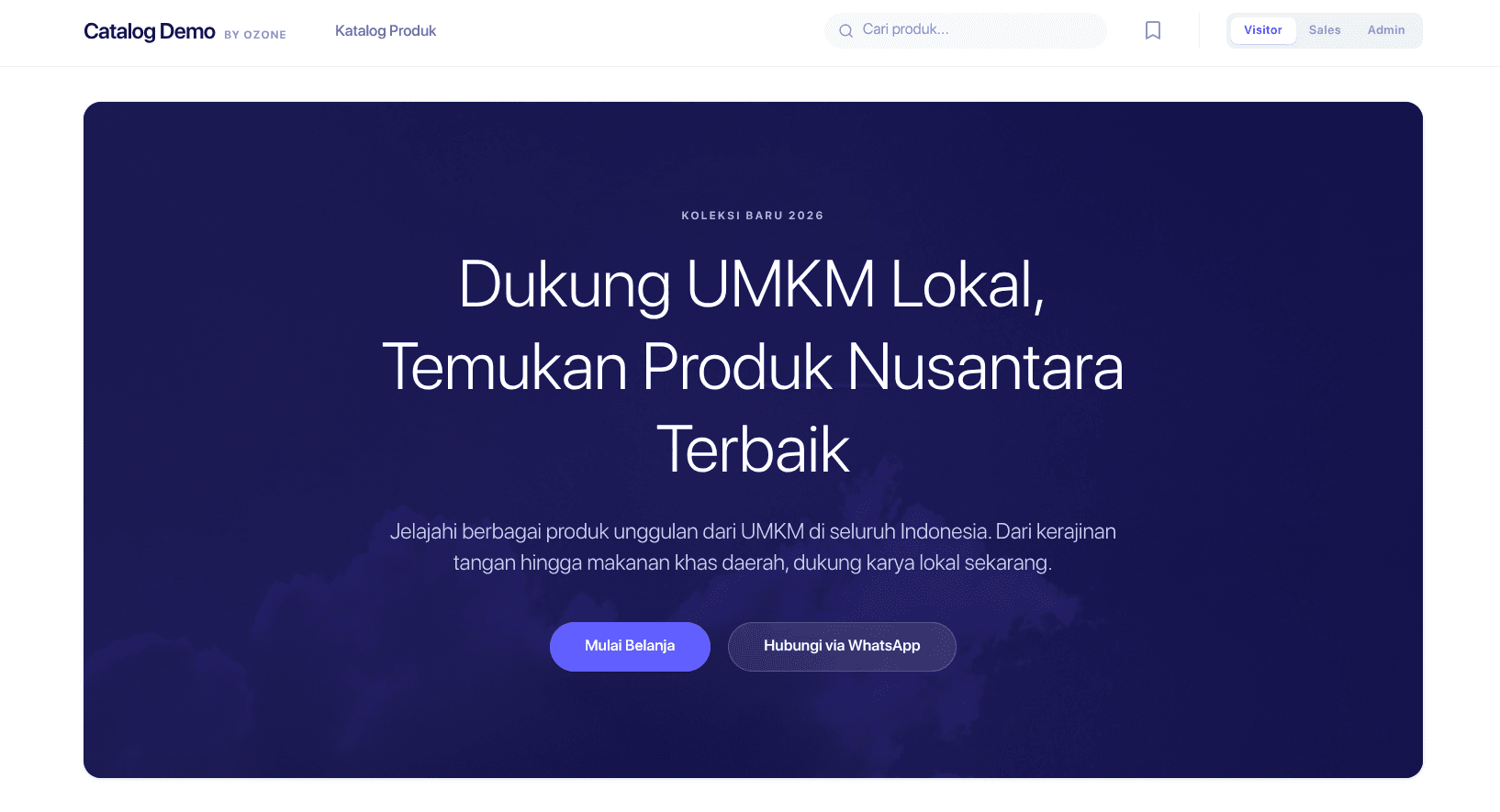 Catalog Demo